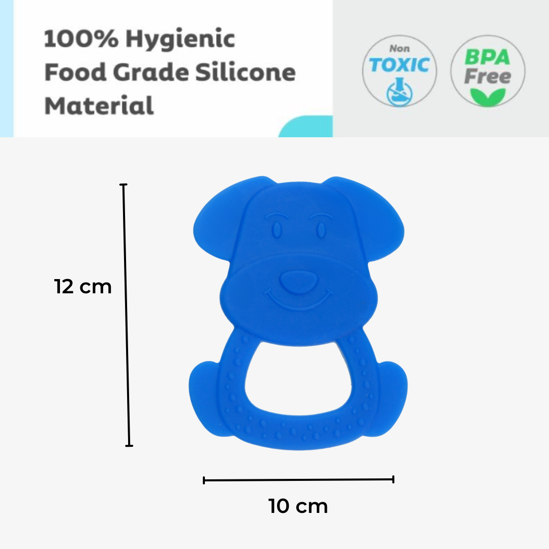 BabyBundle Animal Silicone Teether (Pack of 3)