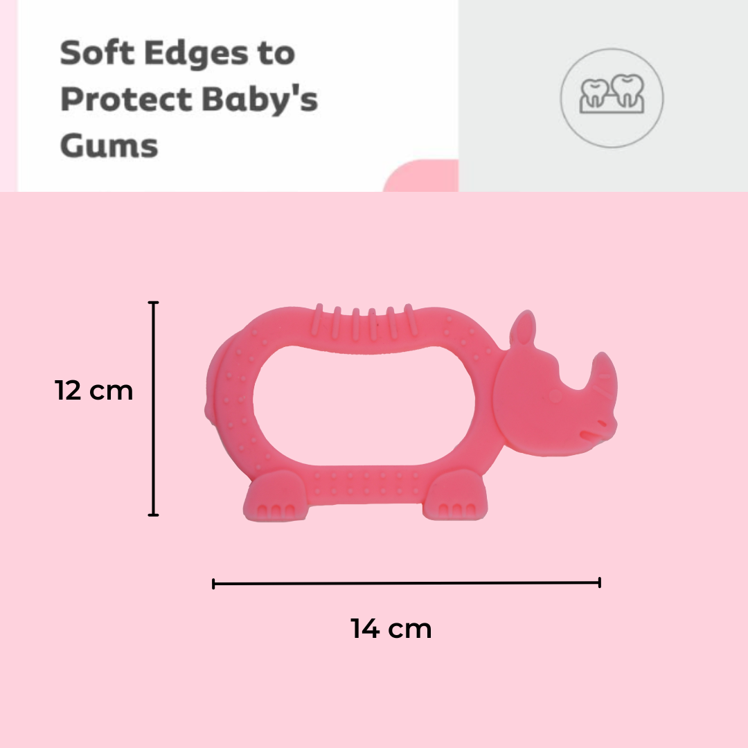 BabyBundle Animal Silicone Teether (Pack of 3)