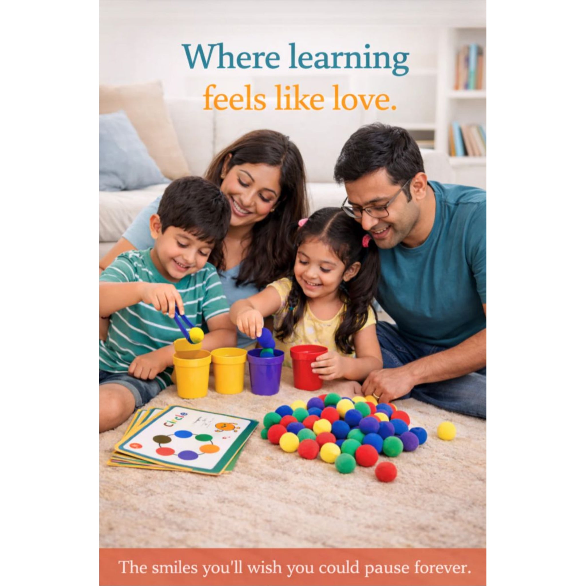 Educational Shape Matching Game - Montessori Materials for Preschoolers India
