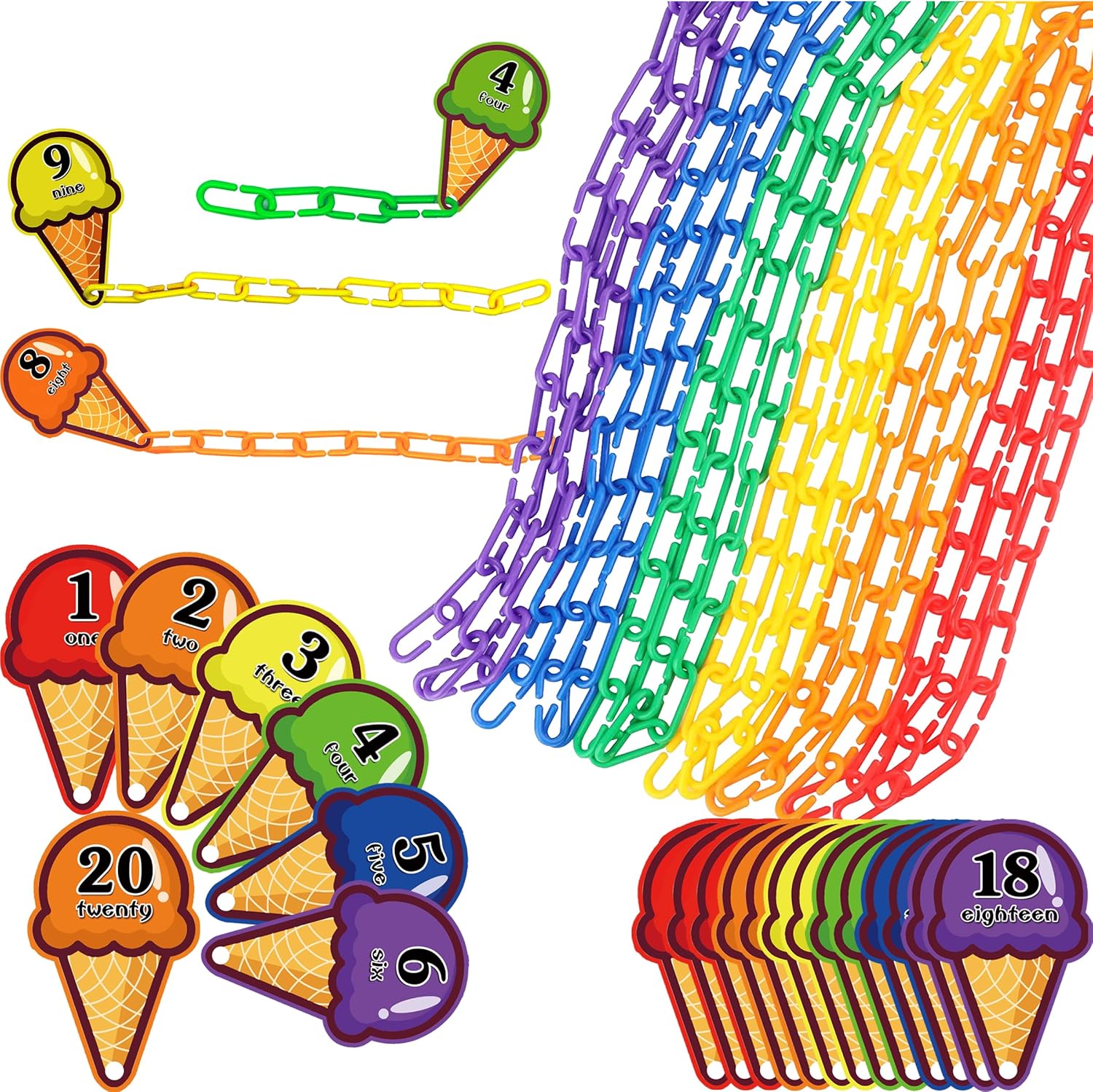 BabyBundle™ Ice Cream Counting & Number Matching Toy