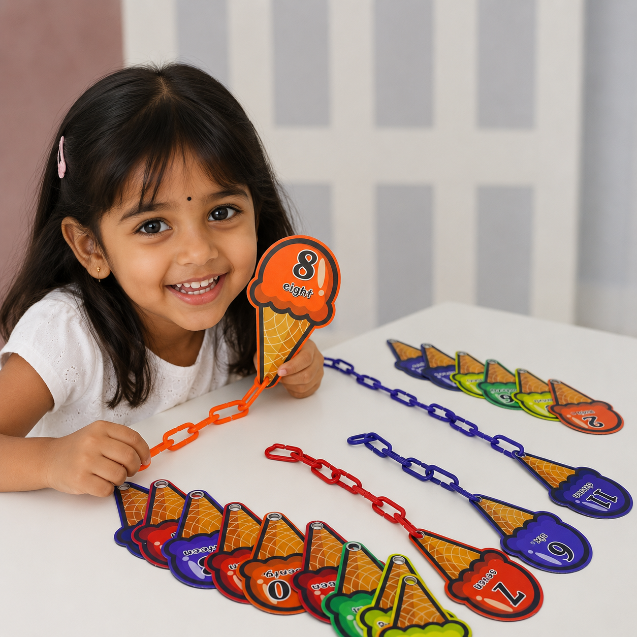 BabyBundle™ Ice Cream Counting & Number Matching Toy