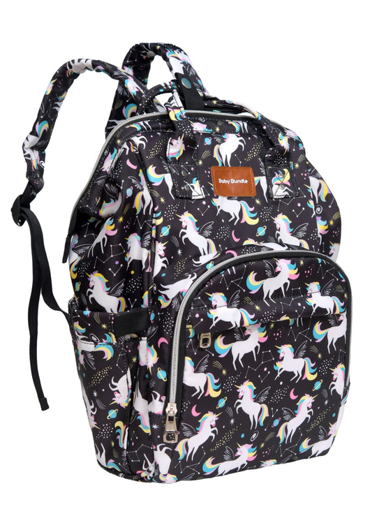 BabyBundle Mother Diaper Bag (Unicorn Black)