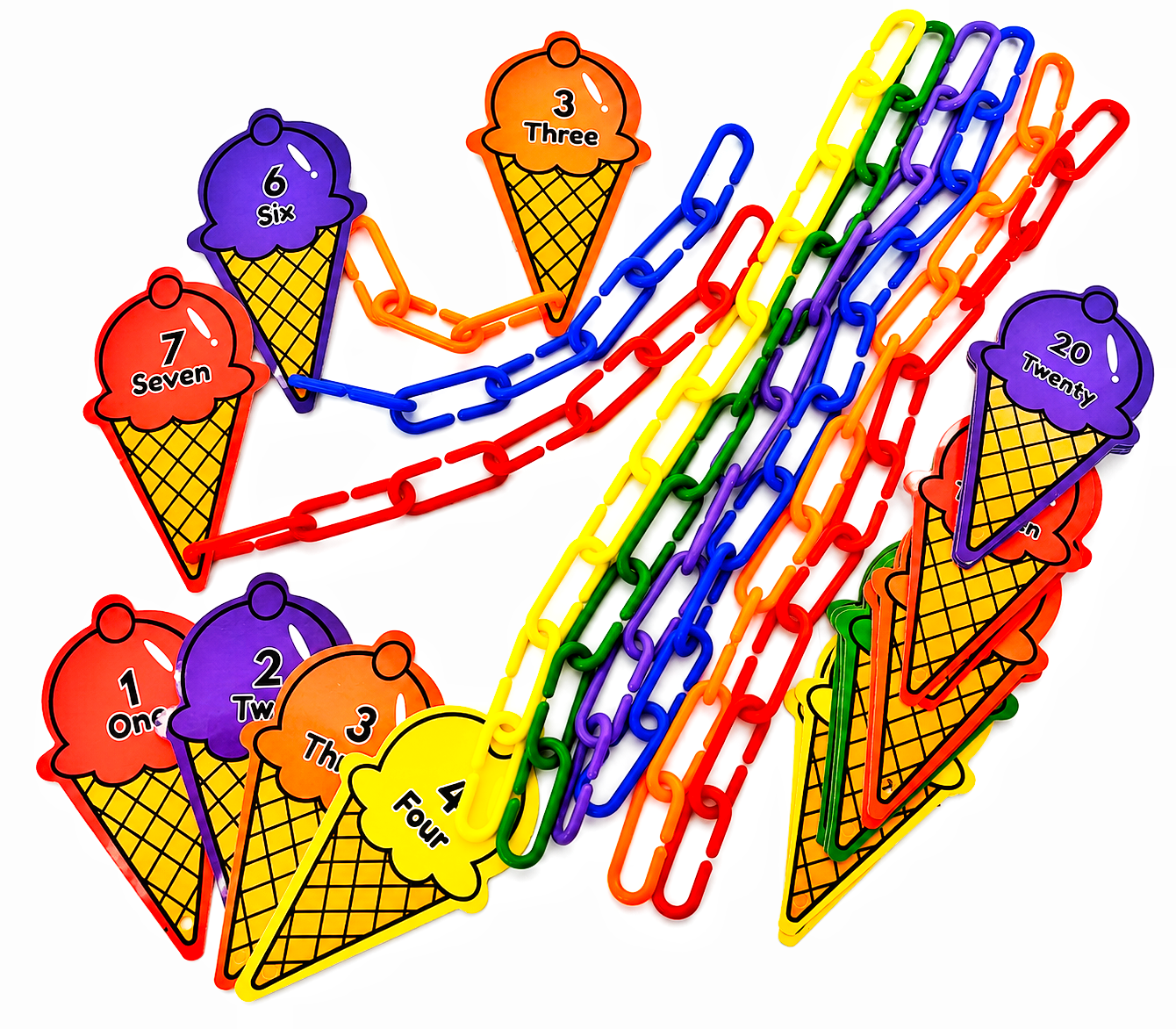 BabyBundle™ Ice Cream Counting & Number Matching Toy