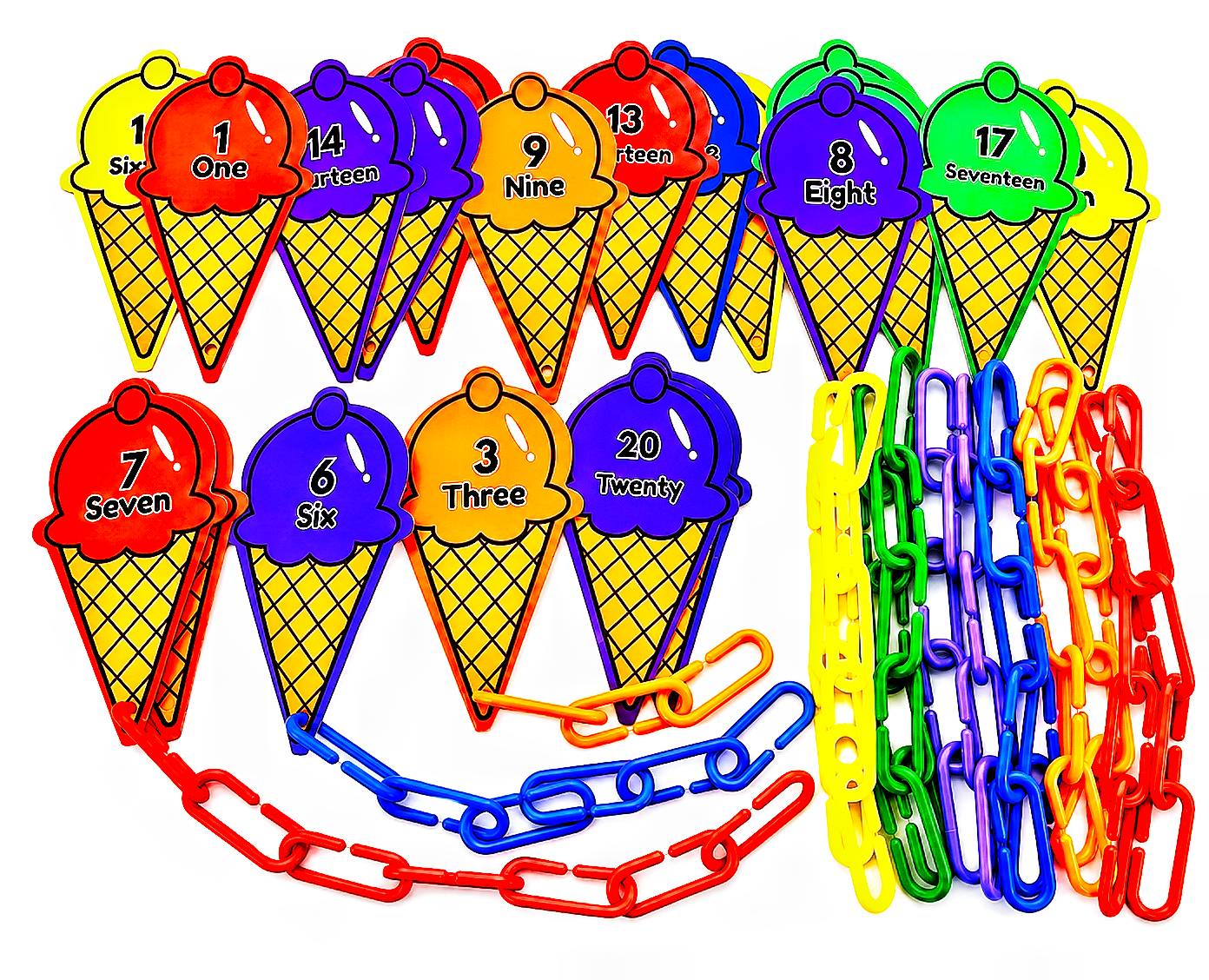 BabyBundle™ Ice Cream Counting & Number Matching Toy