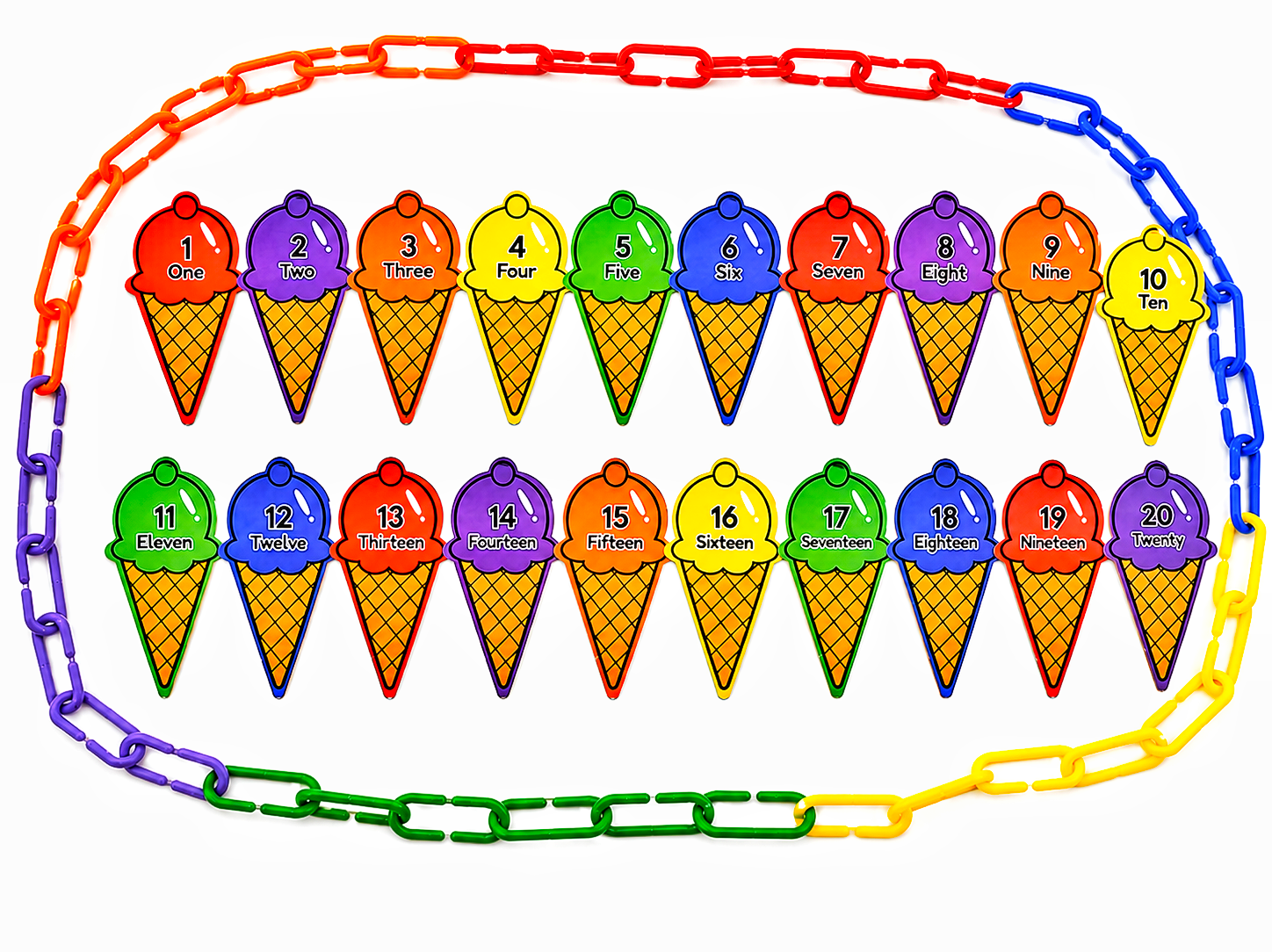BabyBundle™ Ice Cream Counting & Number Matching Toy