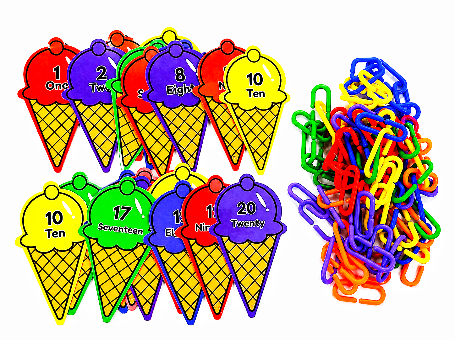 BabyBundle™ Ice Cream Counting & Number Matching Toy