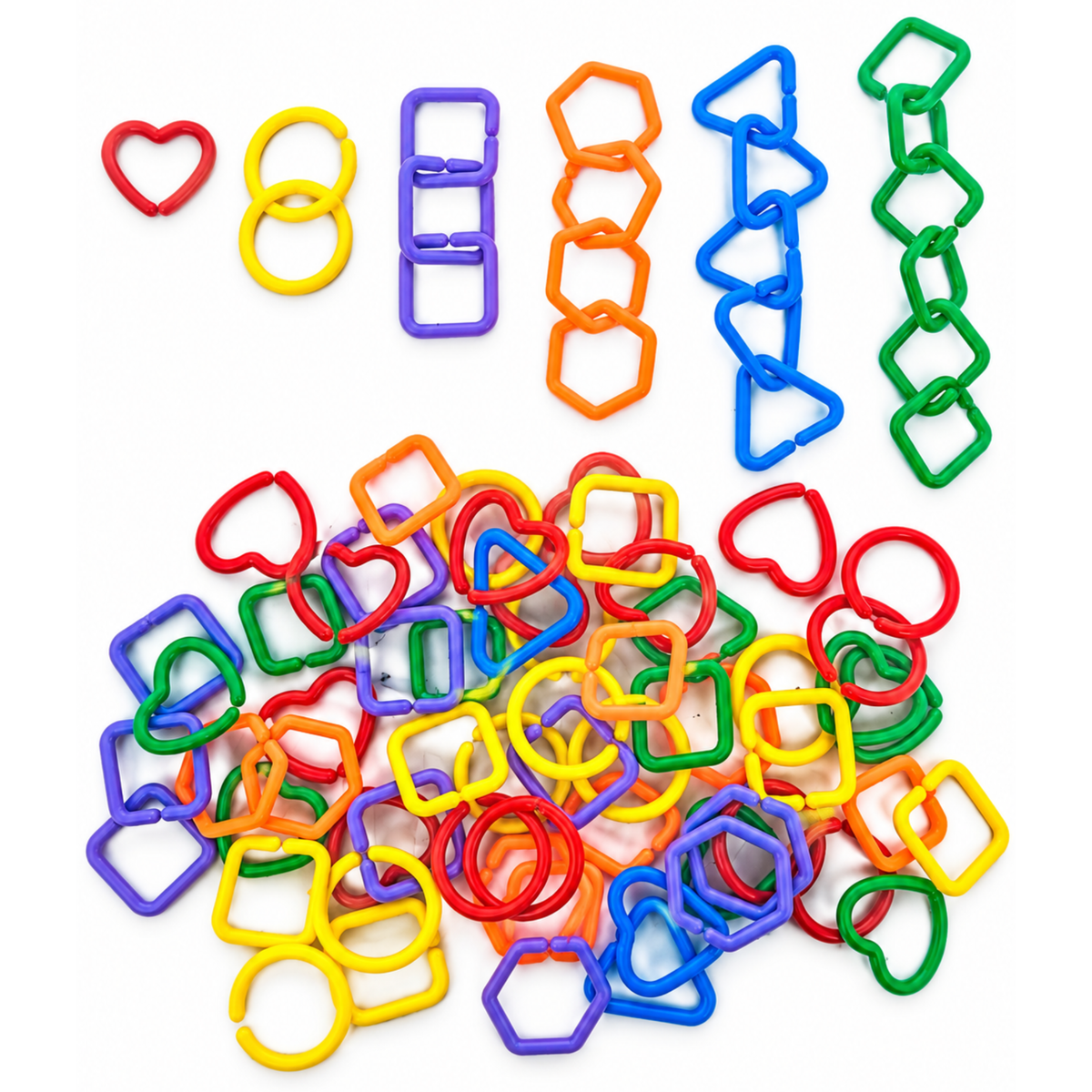 Linking Shapes Building Blocks Toy for Kids