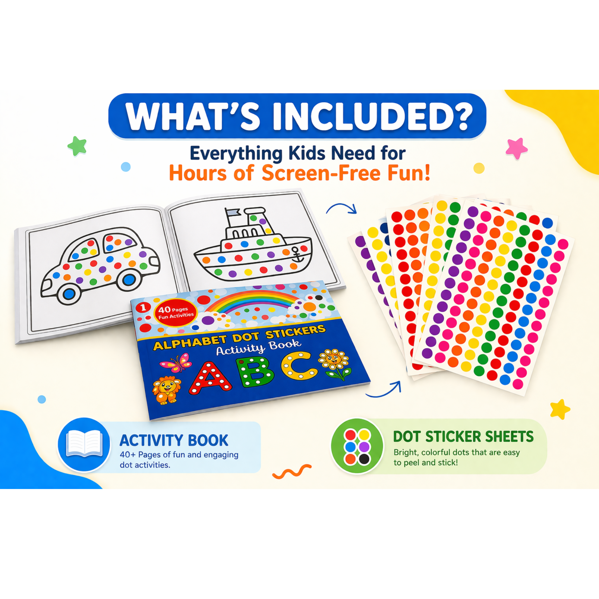 BabyBundle™ Dot Sticker Activity Toy for Kids