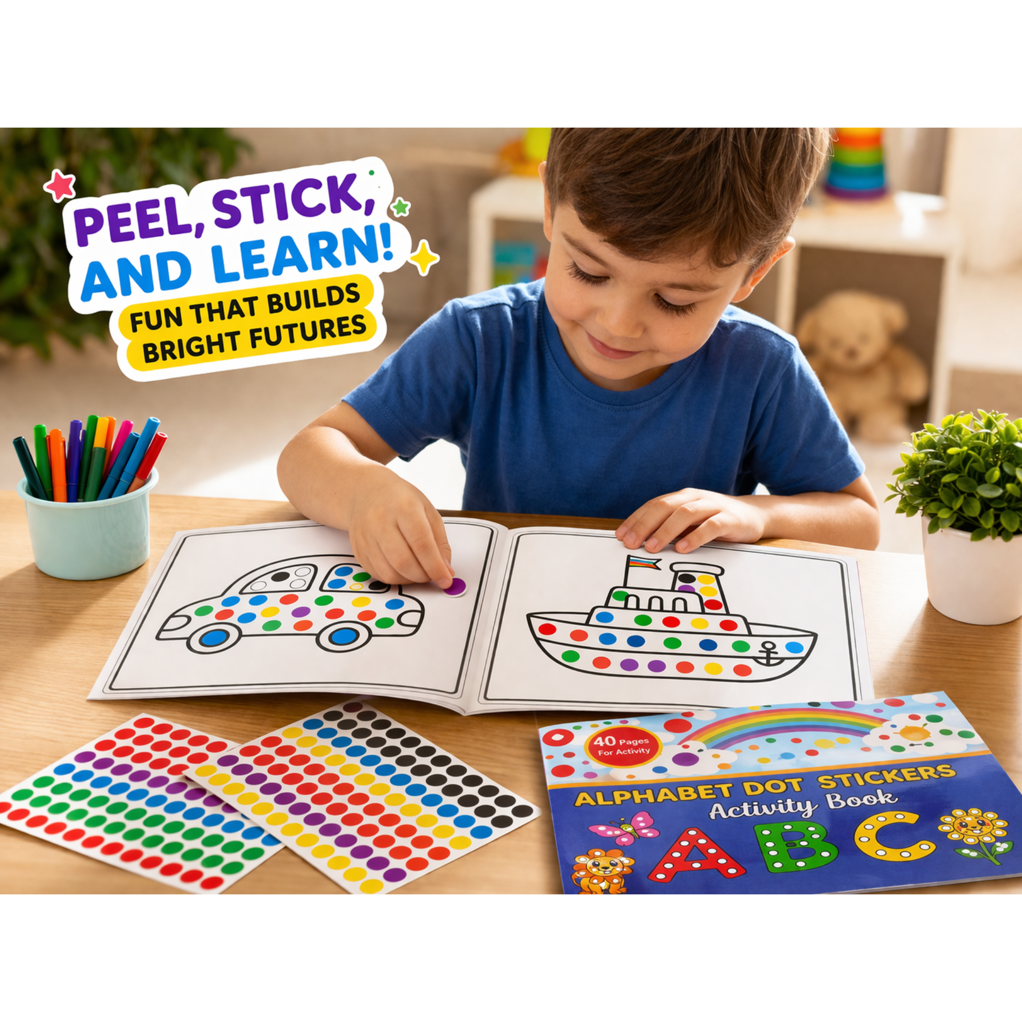 BabyBundle™ Dot Sticker Activity Toy for Kids