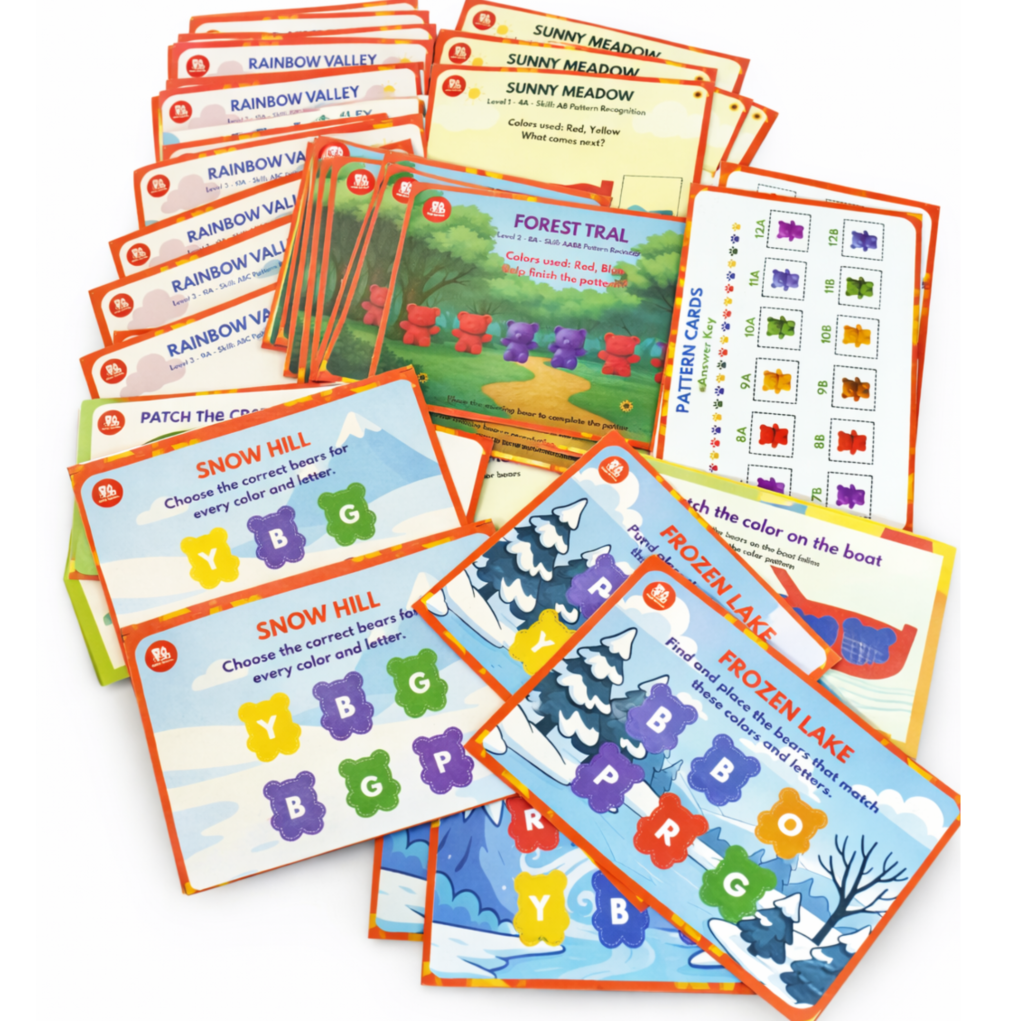 BabyBundle™ Bear Sequencing Set – Interactive Pattern Recognition Toys for Toddlers & Preschoolers