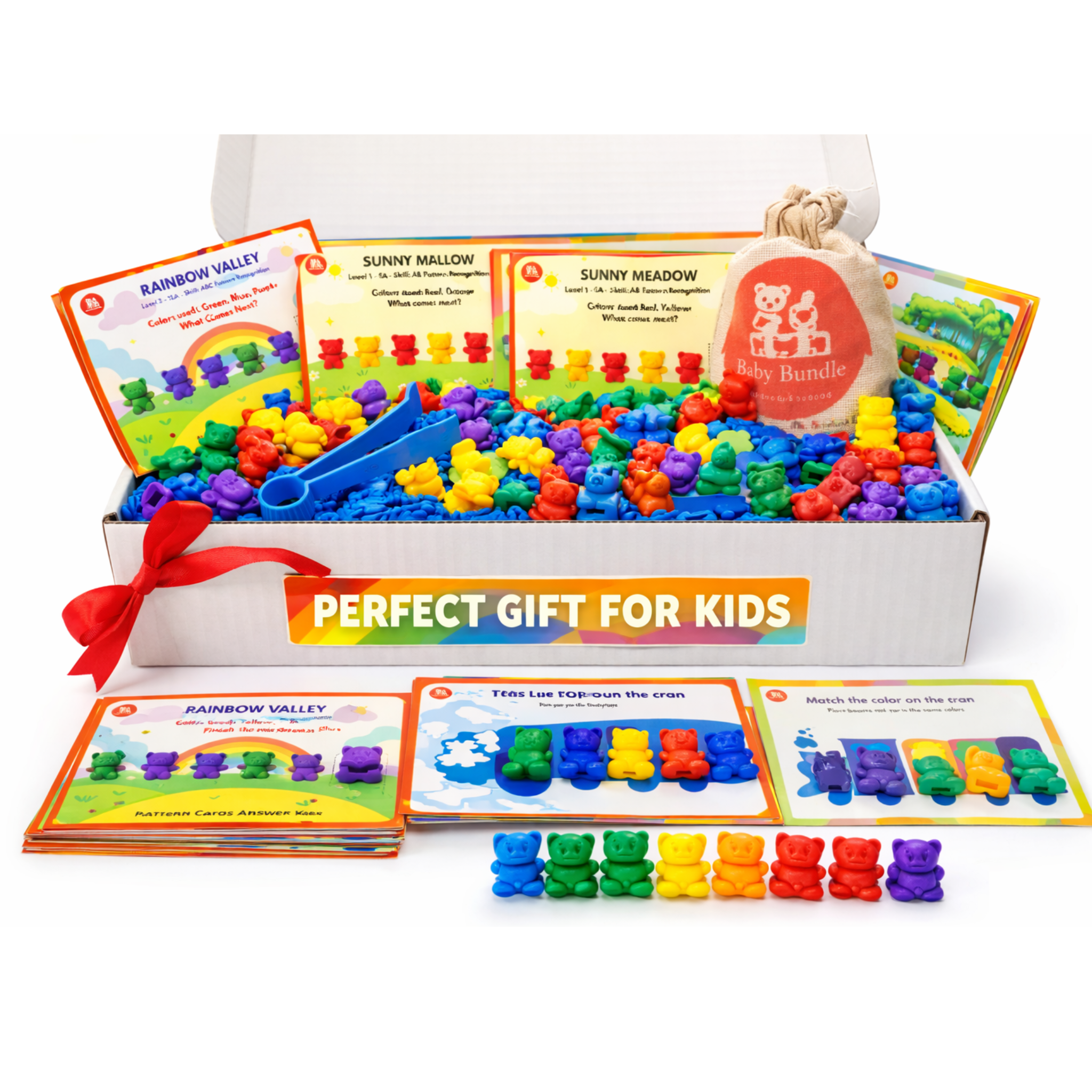 BabyBundle™ Bear Sequencing Set – Interactive Pattern Recognition Toys for Toddlers & Preschoolers
