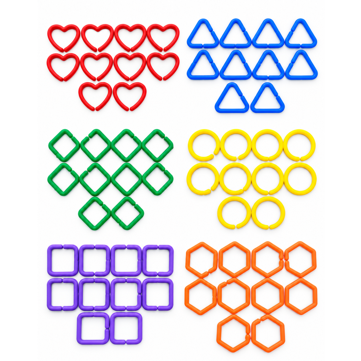 Linking Shapes Building Blocks Toy for Kids